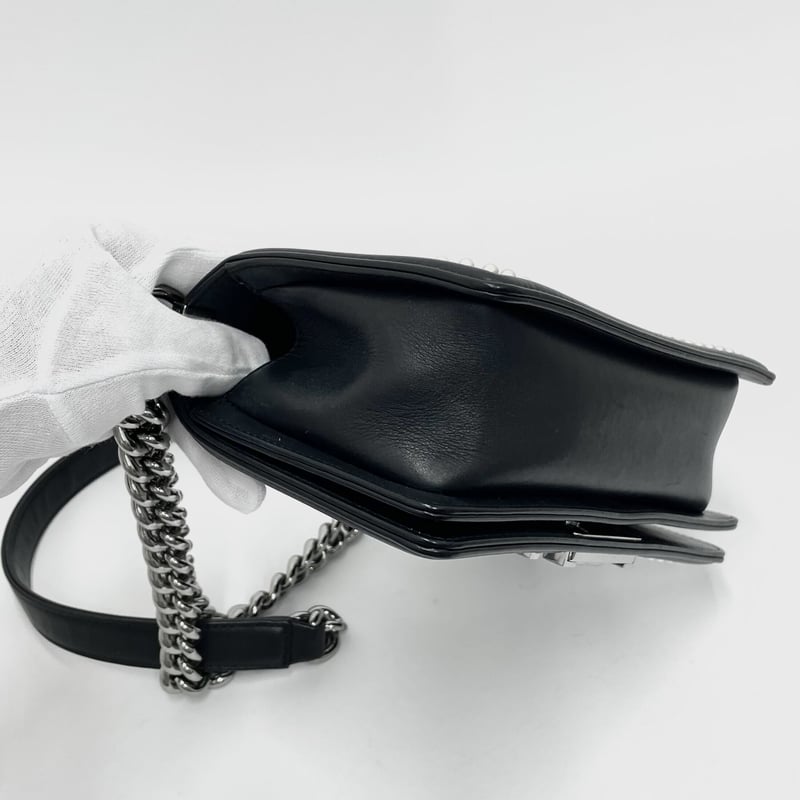 CHANEL BOYスモールハンドバッグ ツイル/フェイクパール限定