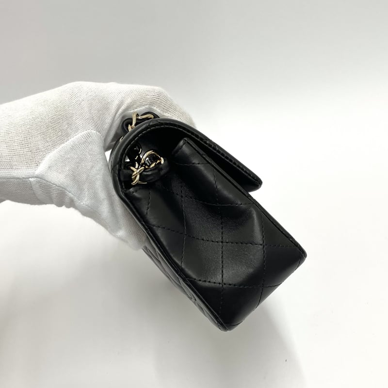 CHANEL ミニマトラッセ ラムスキン シングルフラップ シングル CHANEL ミニマトラッセ ラムスキン シングルフラップ シングル