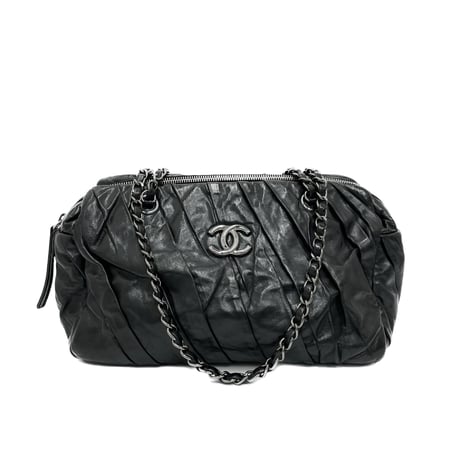 CHANEL カーフスキン チェーンショルダーバッグ 14番台