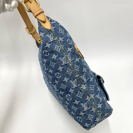 LOUIS VUITTON バギー GM モノグラムデニム ブルー 2WAYショルダーバッグ M95048