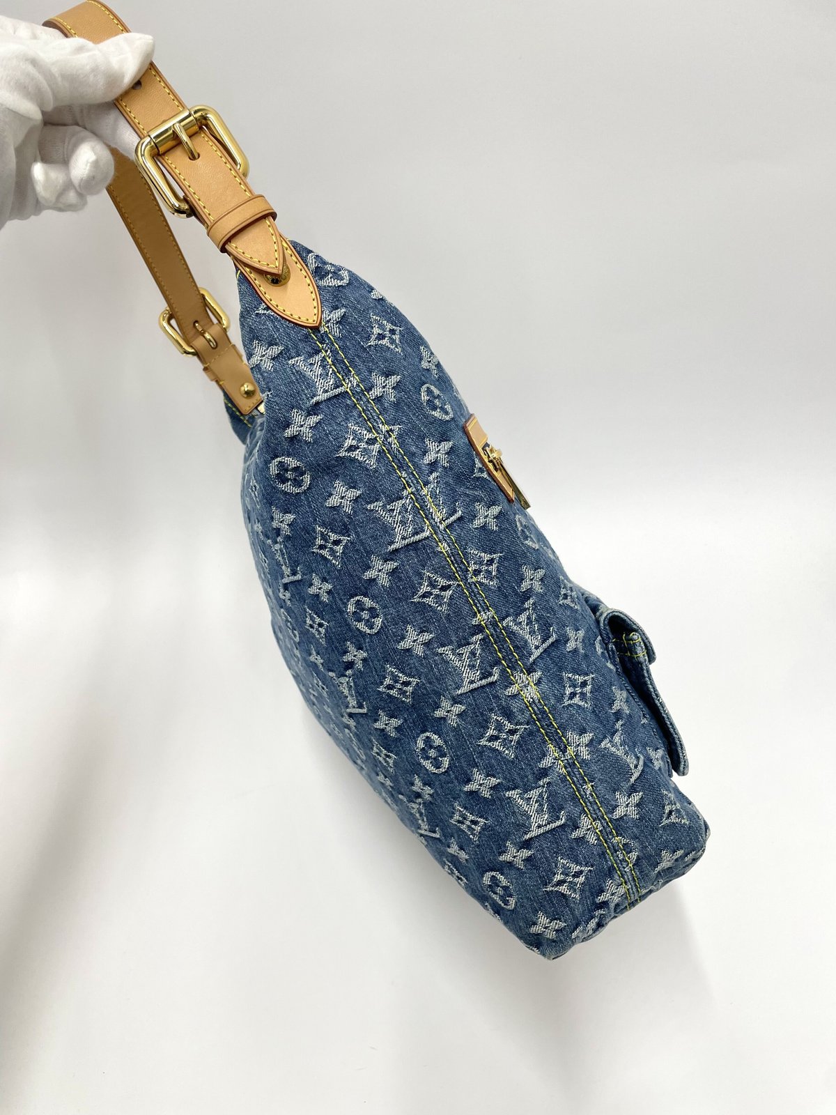 LOUIS VUITTON バギー GM モノグラムデニム ブルー 2WAY
