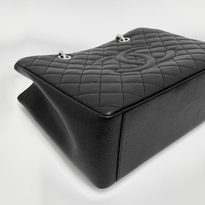 CHANEL キャビアスキン マトラッセGST チェーンショルダートート
