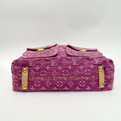 LOUIS VUITTON バギー GM モノグラムデニム フューシャ ピンク 2WAYショルダーバッグ M95210
