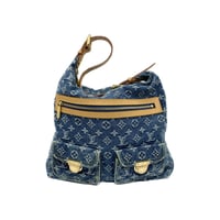 LOUIS VUITTON バギー GM モノグラムデニム ブルー 2WAYショルダーバッグ M95048