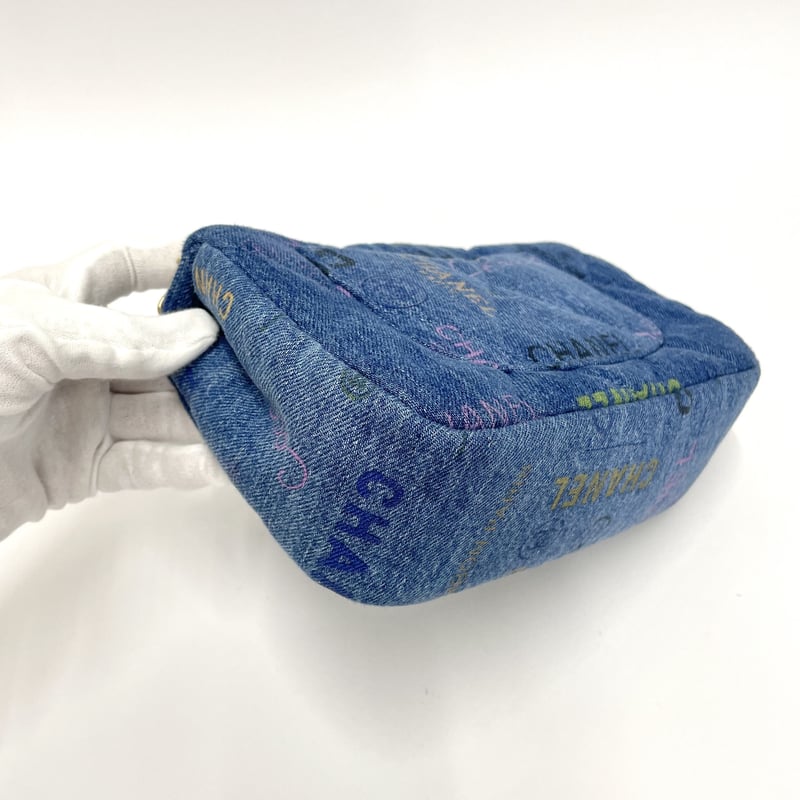 CHANEL 2022SS未使用品 マトラッセ デニム 落書 チェーン
