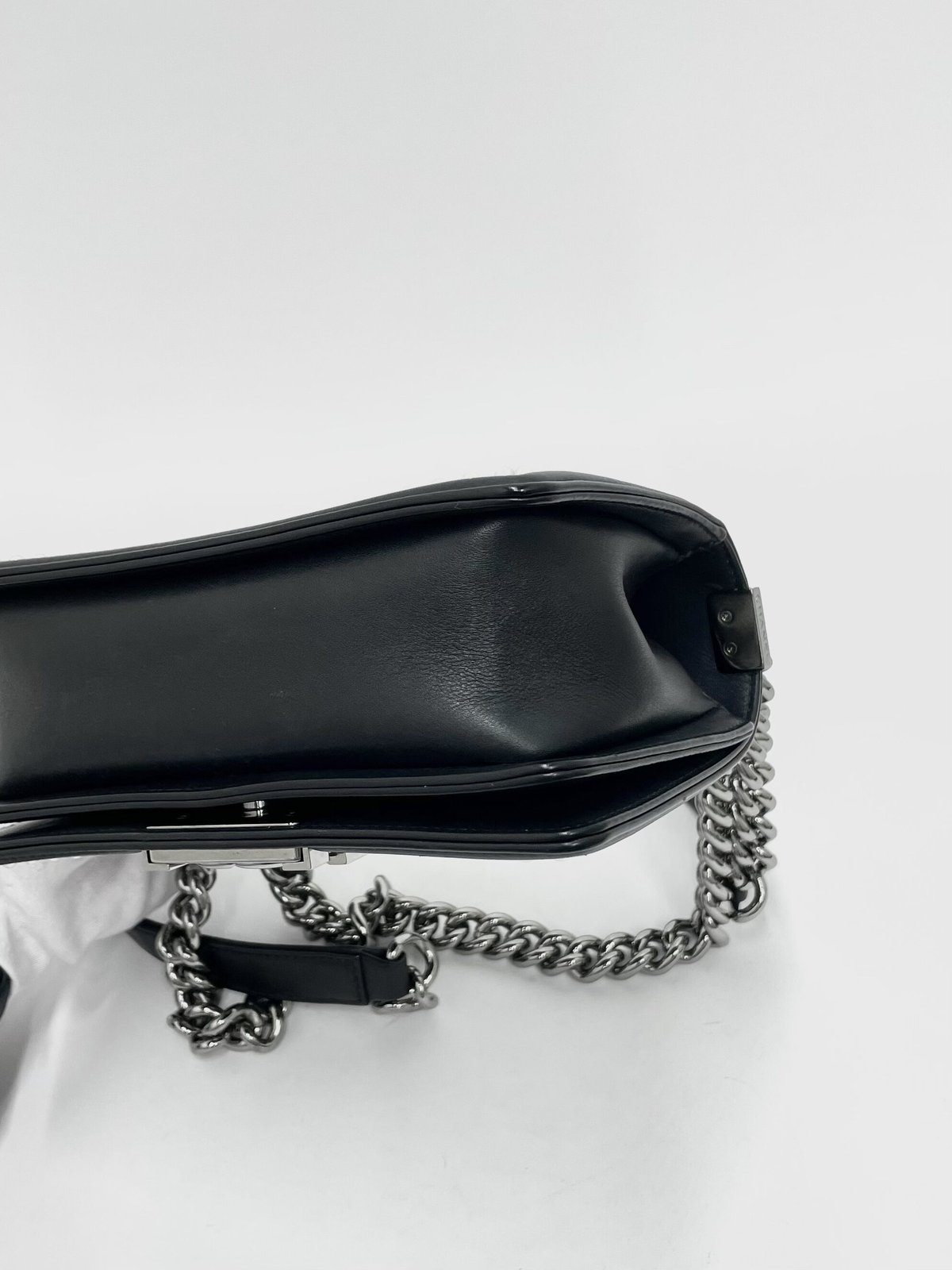 最終価格 CHANEL パールスモールバッグ ミニ フラップ バッグ、シャイニー ラムスキン & コスチューム