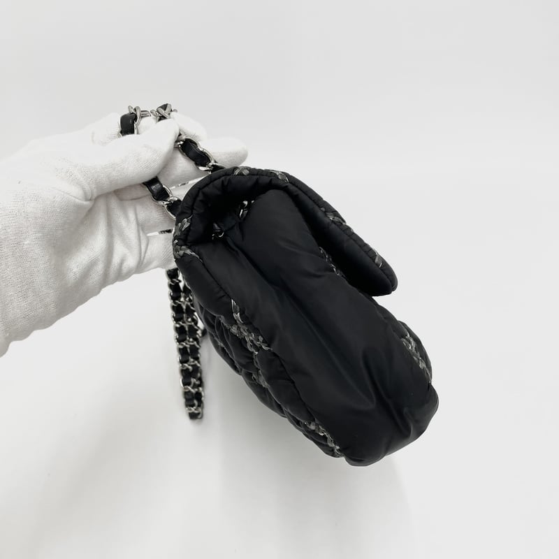 CHANEL マトラッセ ナイロン パリビザンス チェーンショルダーバッグ