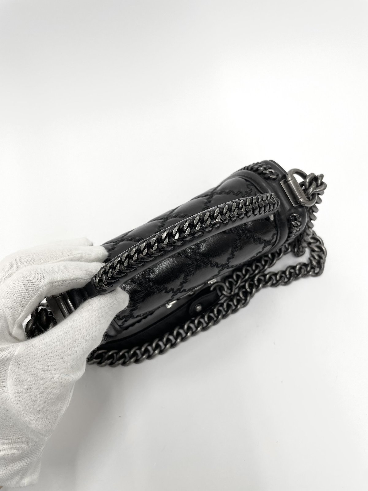 CHANEL シャネル【美品】マトラッセ ボルドー チェーンショルダーバッグ シャネル マトラッセ ヴィンテージカーフ チェーンショルダー