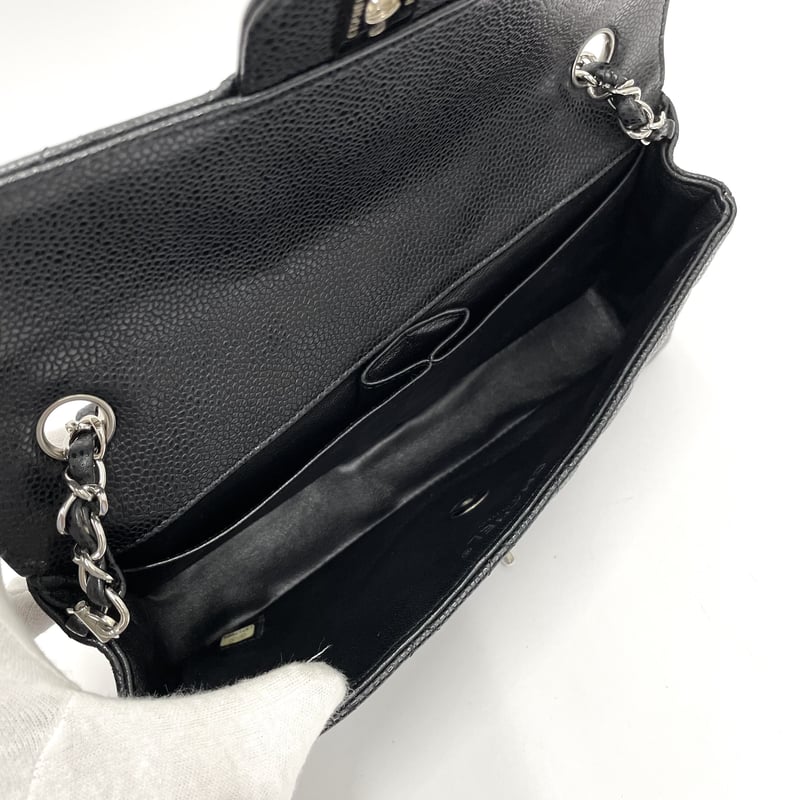 CHANEL キャビアスキン イーストウェスト チェーンショルダーバッグ