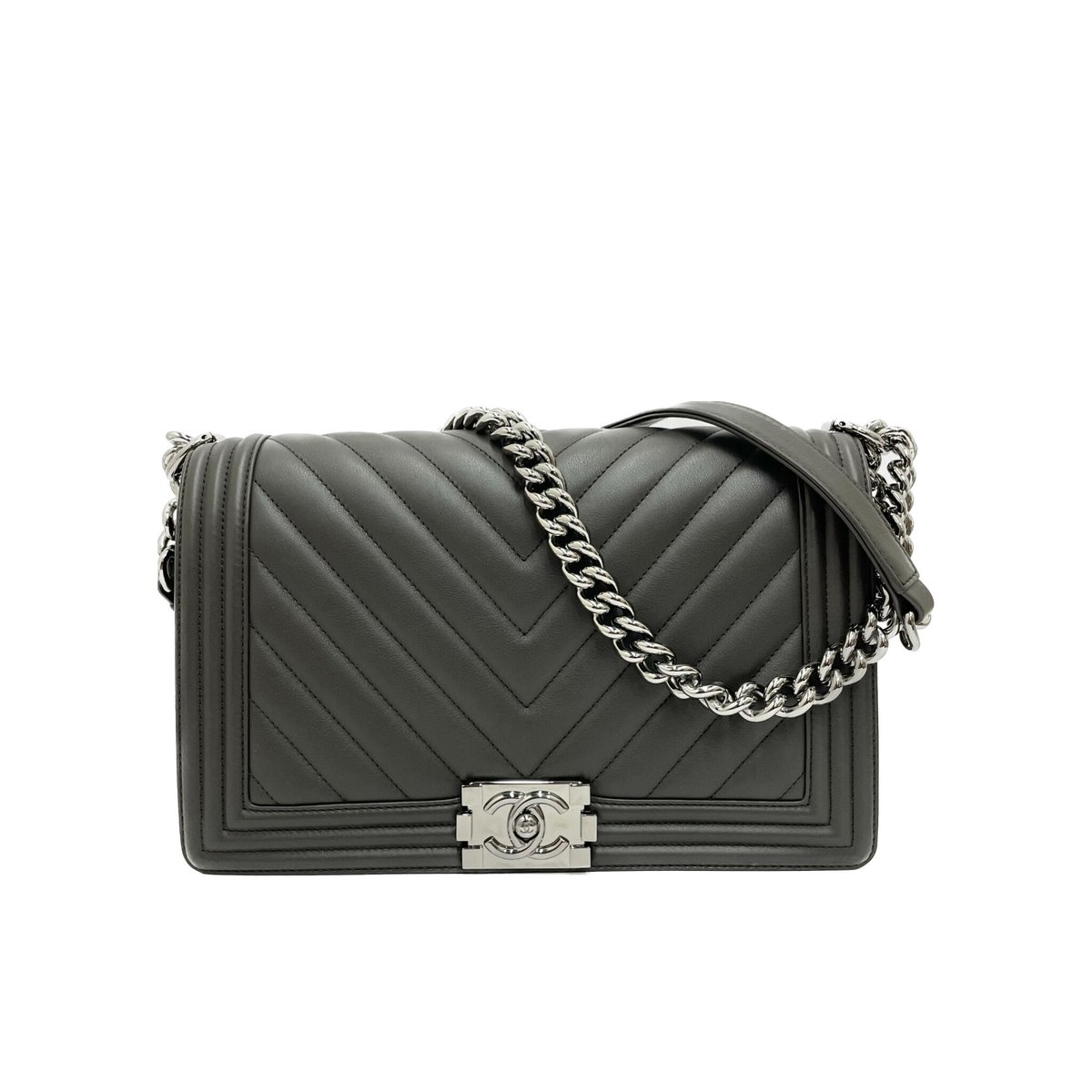 CHANEL ボーイシャネル Vステッチ チェーンショルダーバッグ CHANEL ボーイシャネル Vステッチ チェーンショルダーバッグ