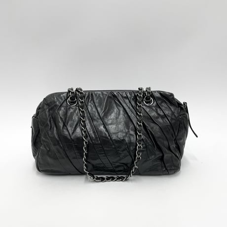CHANEL カーフスキン チェーンショルダーバッグ 14番台