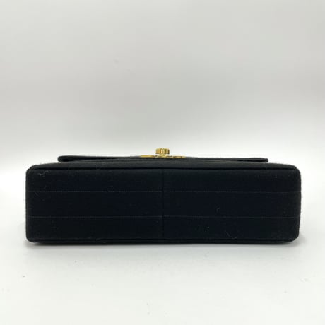 CHANEL コットン ビッグココ ダブルチェーンショルダーバッグJUMBO 3番台