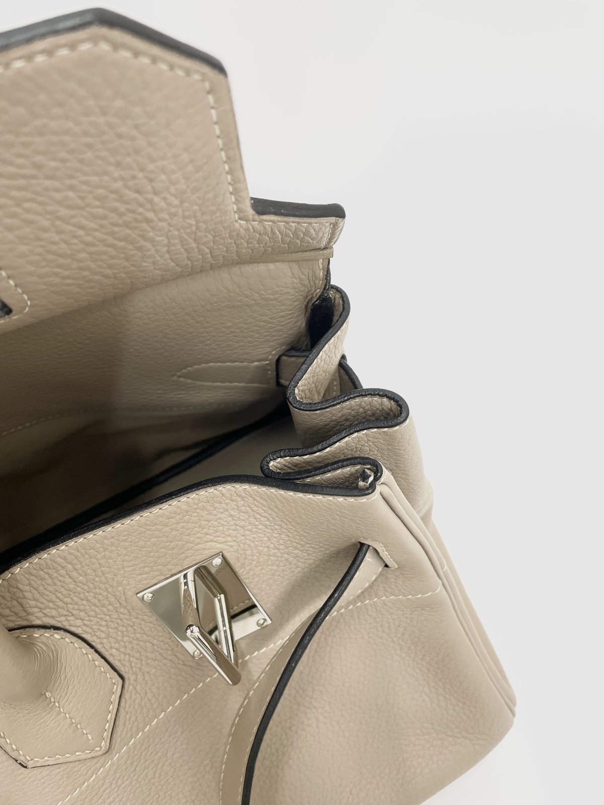 HERMES バーキンショルダー40 トルティエール/シルバー金具 トリヨン 