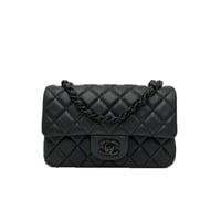 CHANEL 未使用品 23B ミニマトラッセ SOBLACK クラシックフラップバッグ ICチープランダム番台