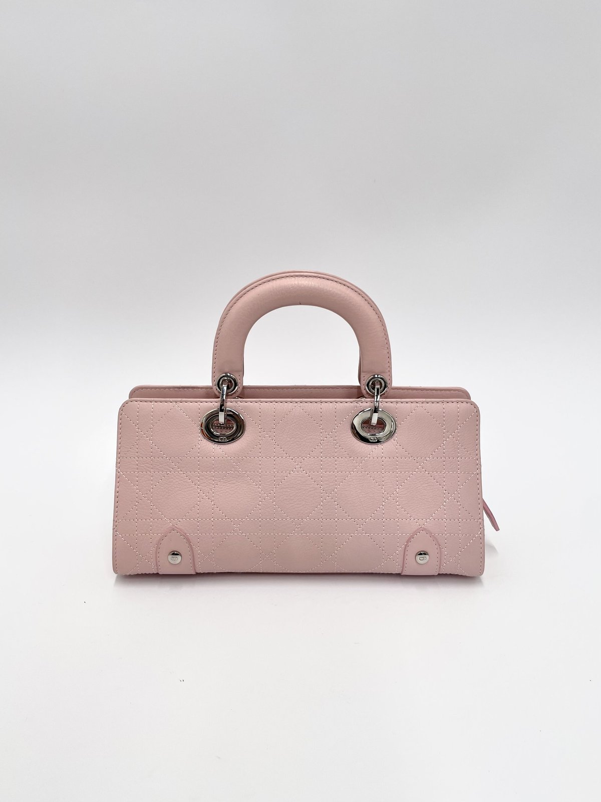 CHRISTIAN DIOR 美品レディディオール カナージュ ハンドバッグ CHRISTIAN DIOR 美品レディディオール カナージュ ハンドバッグ