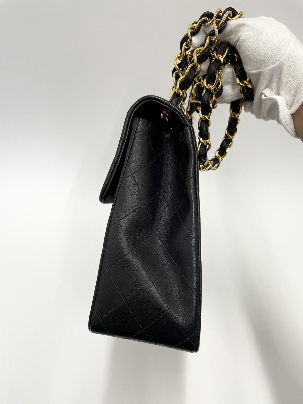 CHANEL ラムスキン デカマトラッセ 34 チェーンショルダーバッグ CHANEL ラムスキン デカマトラッセ 34 チェーンショルダーバッグ