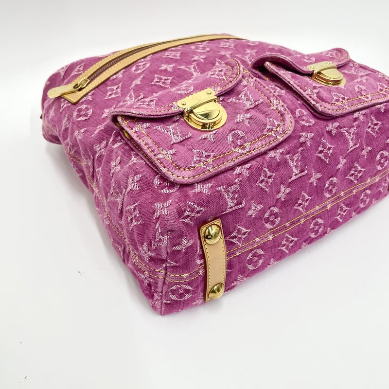 LOUIS VUITTON バギー GM モノグラムデニム フューシャ ピンク LOUIS VUITTON バギー GM モノグラムデニム フューシャ ピンク