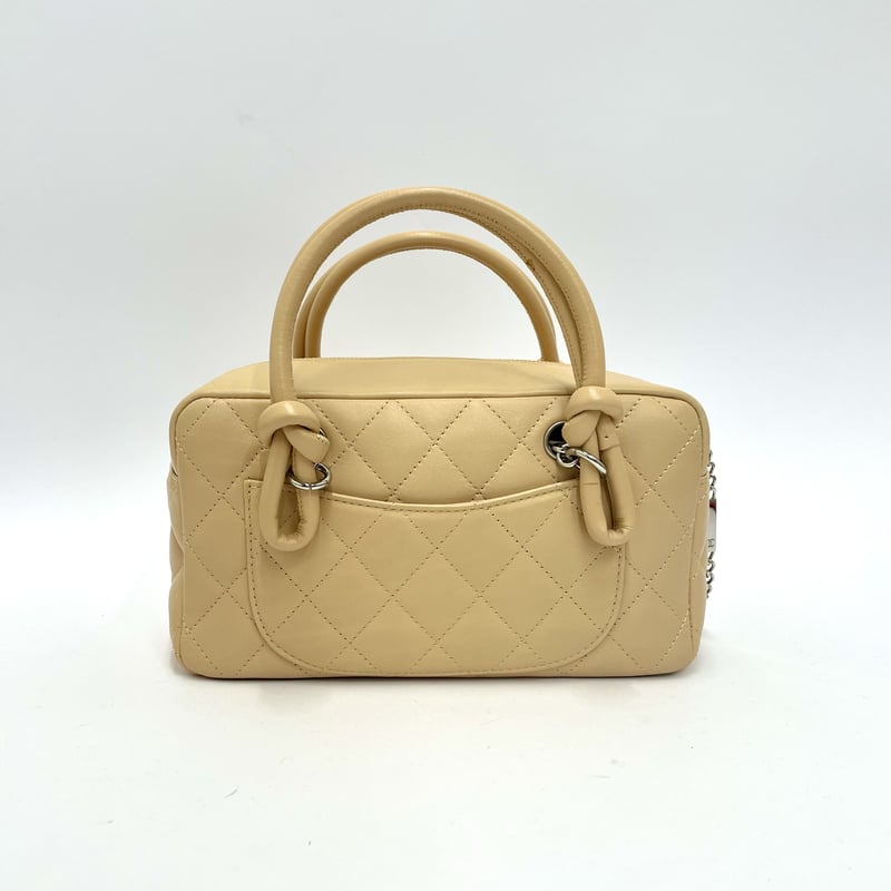CHANEL カンボンライン ミニ ボーリングバッグ ハンドバッグ CHANEL カンボンライン ミニ ボーリングバッグ ハンドバッグ