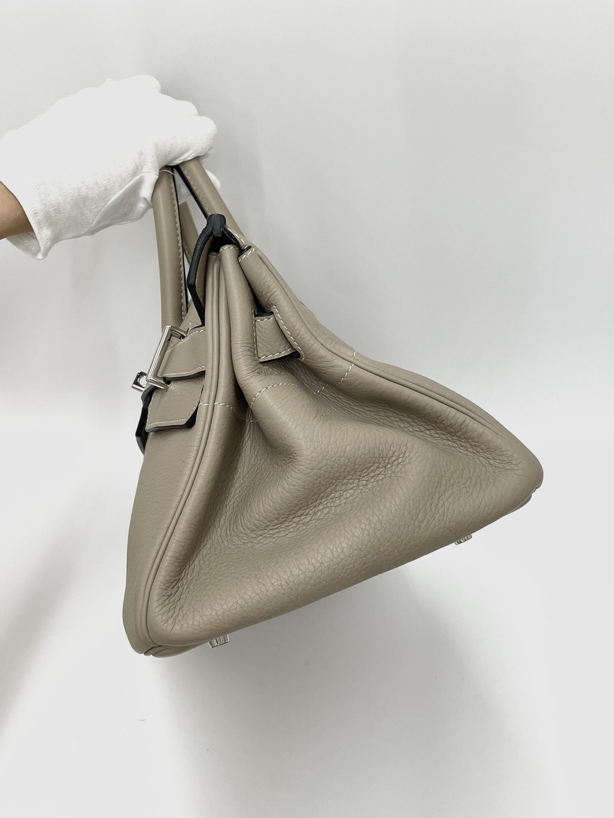 HERMES バーキンショルダー40 トルティエール/シルバー金具 トリヨン