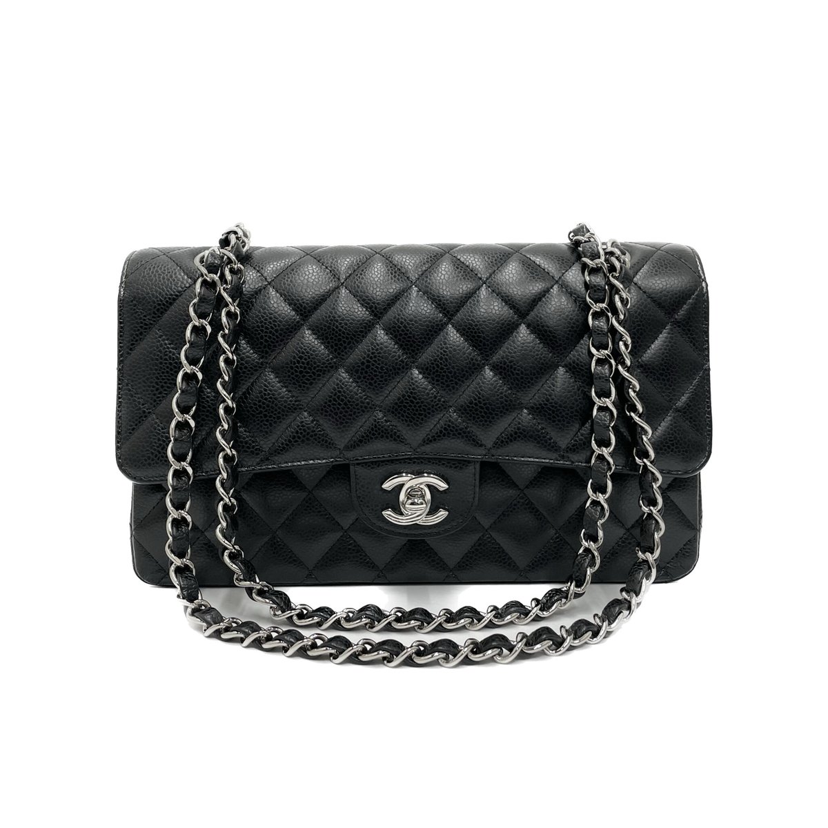 シャネル キャビアスキン マトラッセ ワン ショルダー バッグ フラップ 茶色. CHANEL - 美品 CHANEL シャネル 激レア キャビアスキン マトラッセ 25