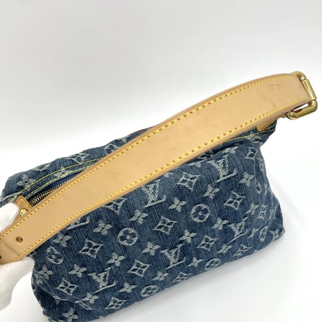 LOUIS VUITTON モノグラム デニム バギーPM ショルダーバッグ 付替ストラップ有り M95049