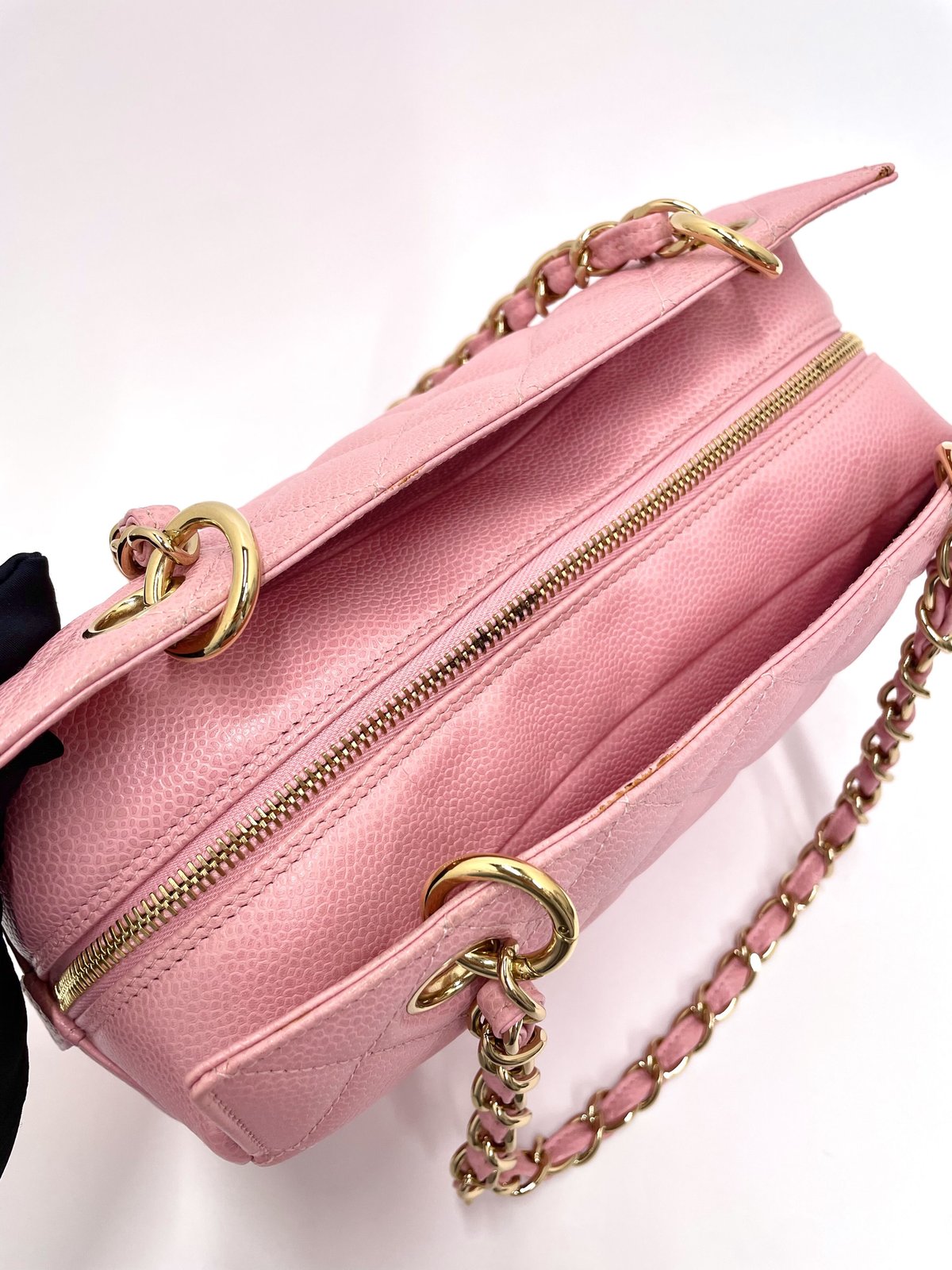 CHANEL キャビアスキン チェーンショルダー バッグ 9番台 | AMONA VINTAGE