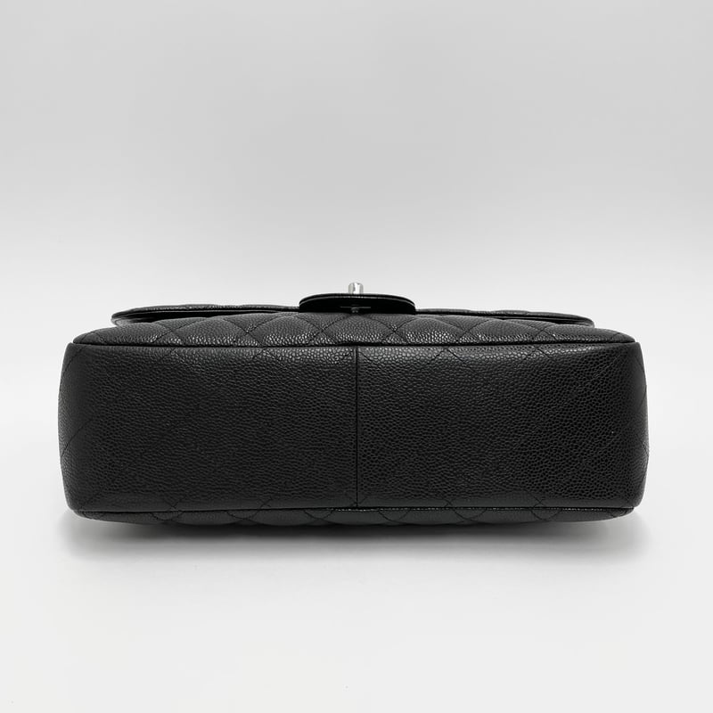 CHANEL キャビアスキン マトラッセ Jumbo チェーンショルダー