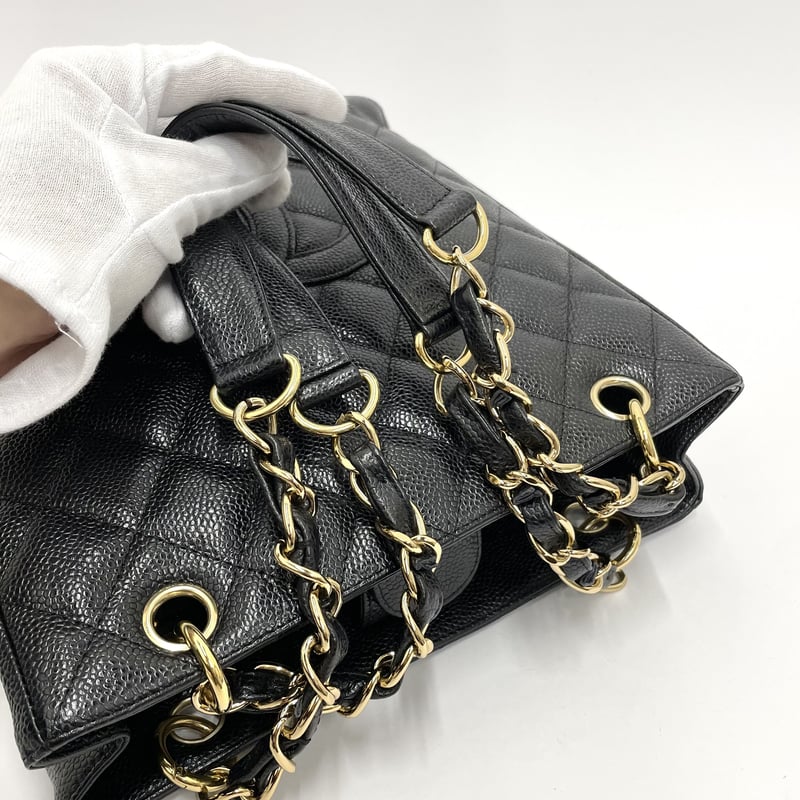 CHANEL キャビアスキン マトラッセPST チェーンショルダー CHANEL キャビアスキン マトラッセPST チェーンショルダー