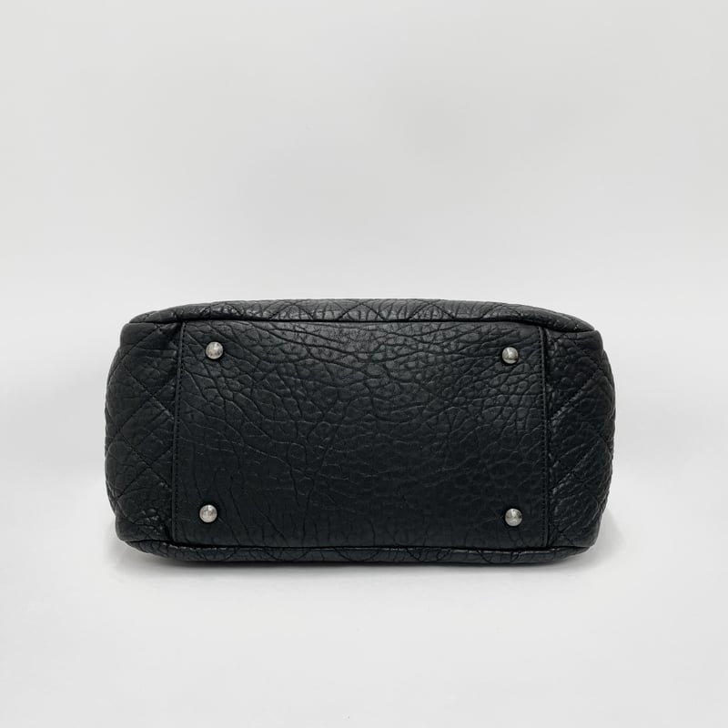 CHANEL レザー シワ加工 チェーンショルダー トートバッグ 21 CHANEL レザー シワ加工 チェーンショルダー トートバッグ 21