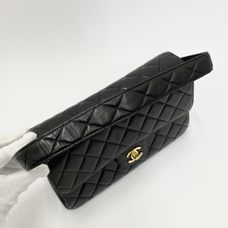 CHANEL ラムスキン ダブルフェース マトラッセ ショルダーバッグ CHANEL ラムスキン ダブルフェース マトラッセ ショルダーバッグ