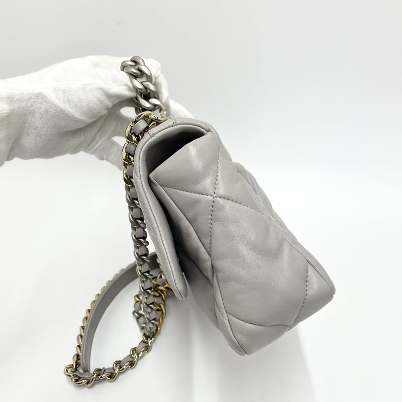 CHANEL ラムスキン 19ハンドバッグ/チェーンショルダーバッグ