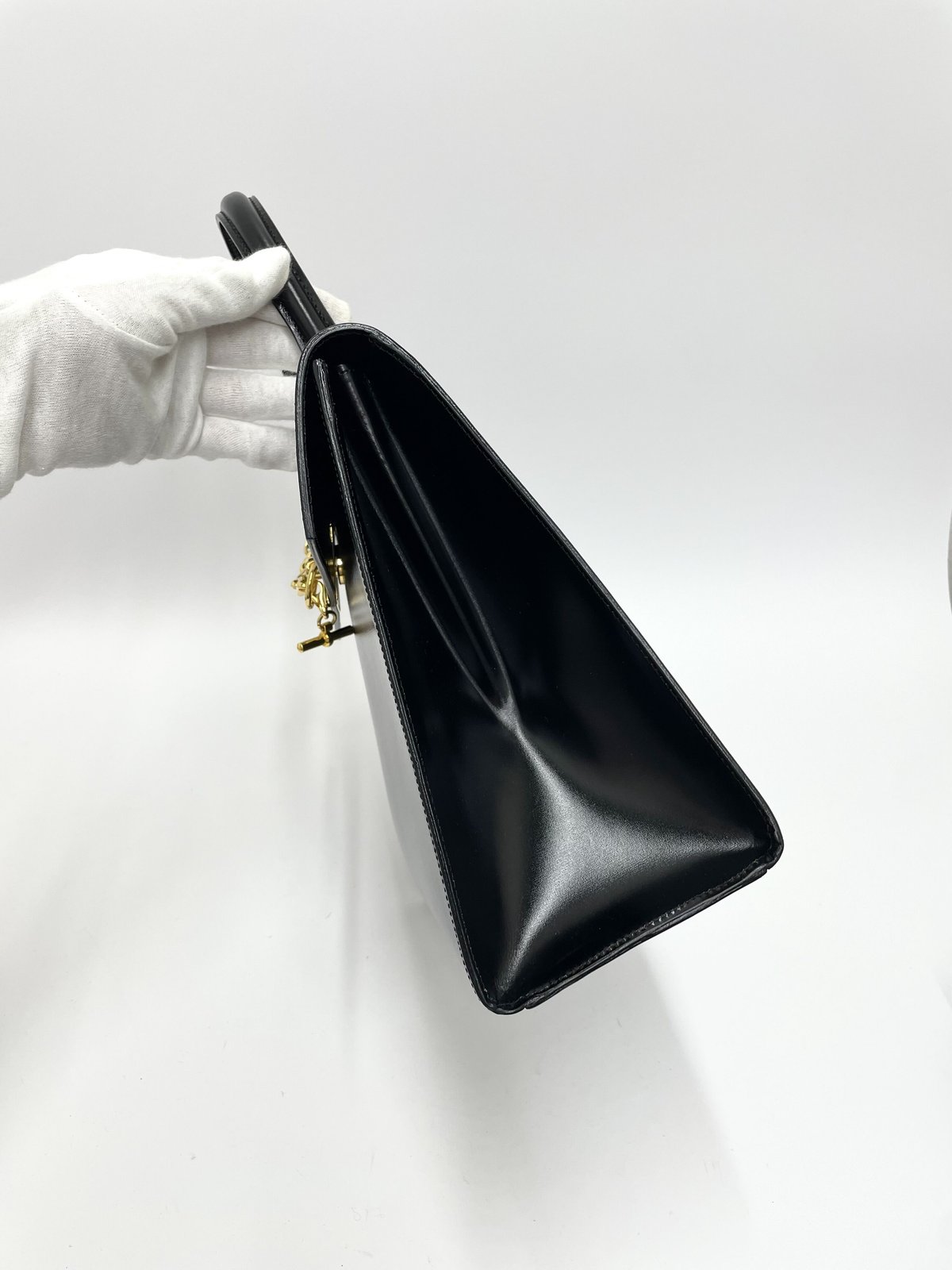 CELINE ボックススカーフ ターンロックハンドバッグ | AMONA VINTAGE