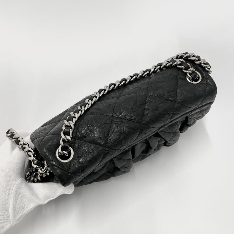 CHANEL★シャネル19 マトラッセチェーンショルダー Aランク CHANEL マトラッセ チェーンアラウンド ショルダーバッグ 19番台