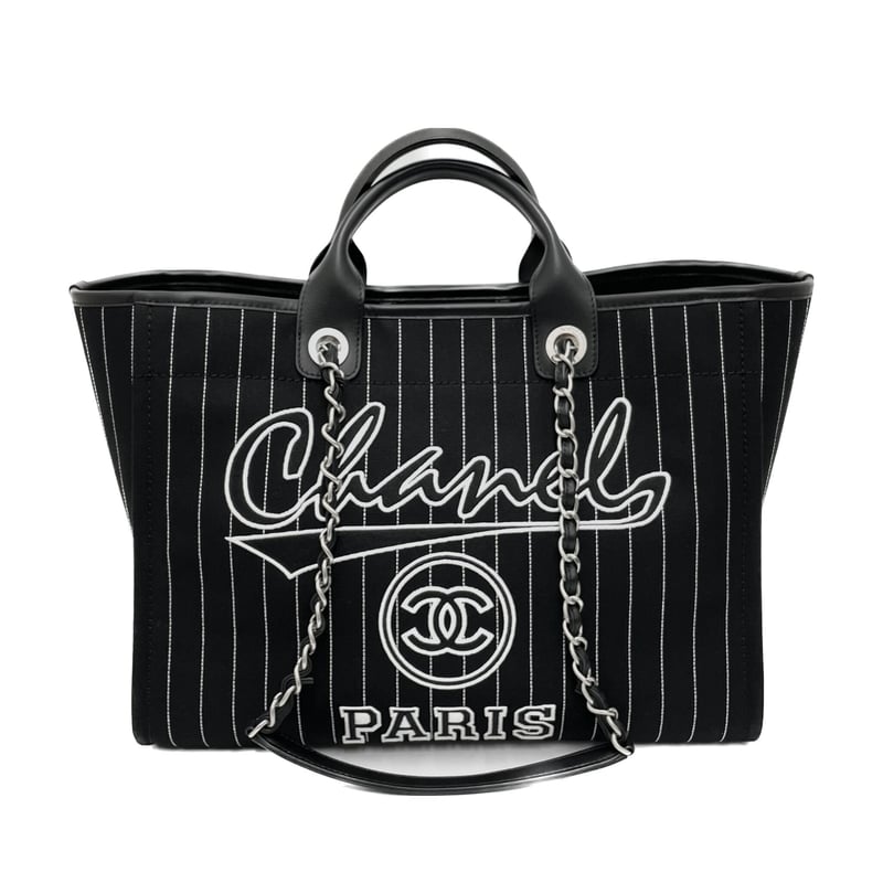 CHANELトートバッグ○ドーヴィルライン○ブラック