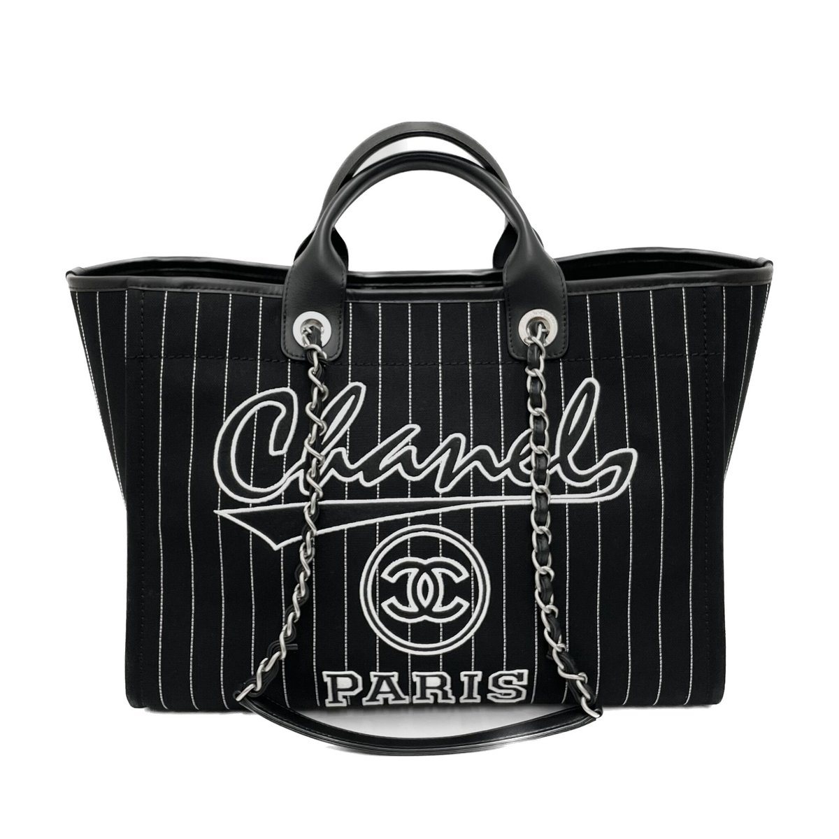 CHANEL 未使用品 ドーヴィル ライン トートバッグ ICチープ
