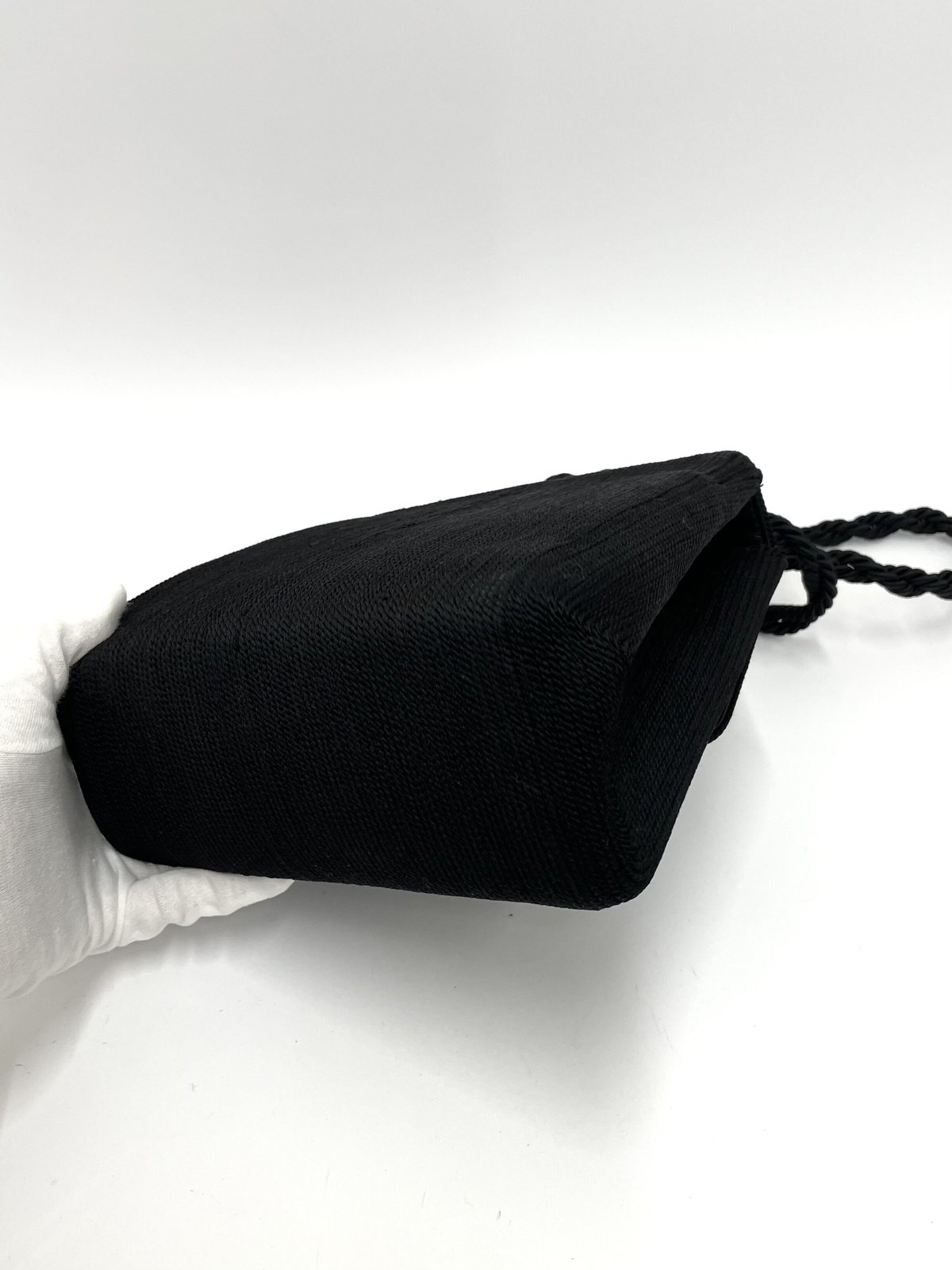CHANEL シルクロープ ヴィンテージ ココ フラップ ショルダーバッグ 