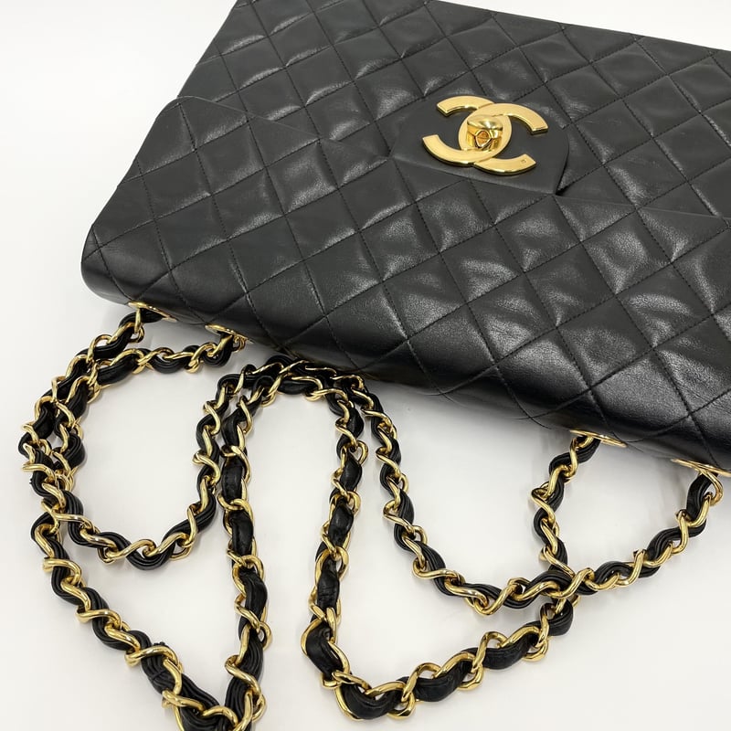 CHANEL ラムスキン デカマトラッセ 34 チェーンショルダーバッグ CHANEL ラムスキン デカマトラッセ 34 チェーンショルダーバッグ