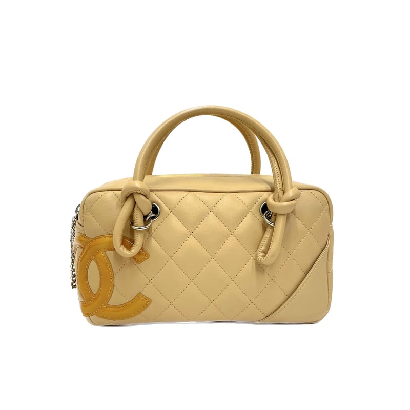CHANEL カンボンライン ミニ ボーリングバッグ ハンドバッグ CHANEL カンボンライン ミニ ボーリングバッグ ハンドバッグ