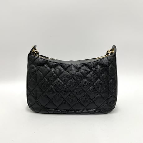 CHANEL キャビアスキン チェーンショルダーバッグ 9番台