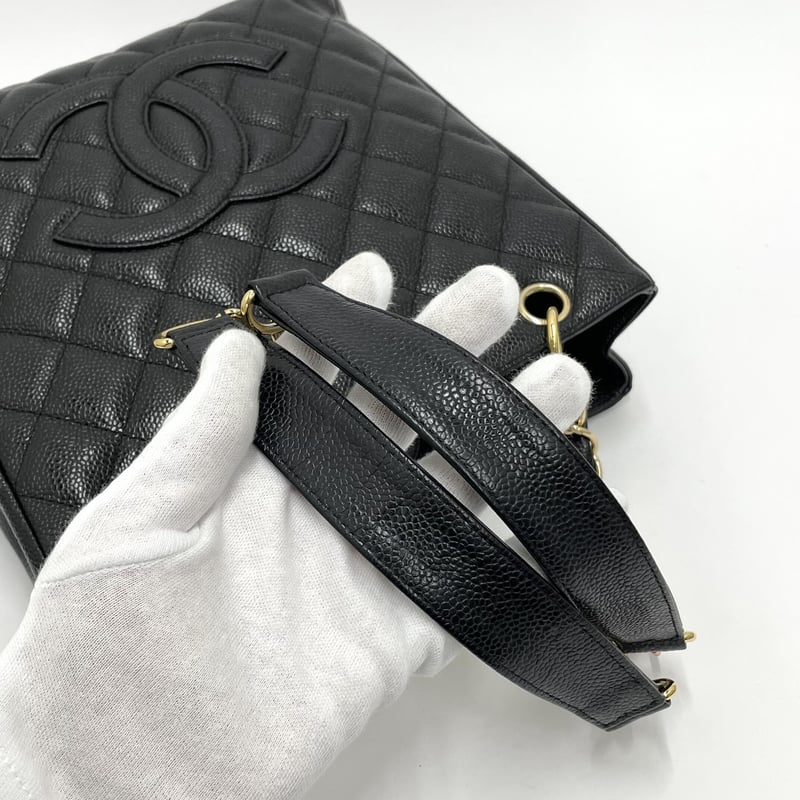 CHANEL キャビアスキン マトラッセPST チェーンショルダー CHANEL キャビアスキン マトラッセPST チェーンショルダー