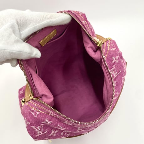 LOUIS VUITTON バギー GM モノグラムデニム フューシャ ピンク 2WAYショルダーバッグ M95210