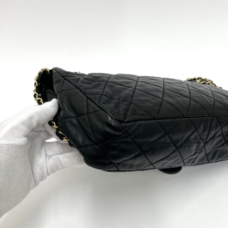 CHANEL マトラッセ チェーンショルダーバッグ 16番台 ラムスキン
