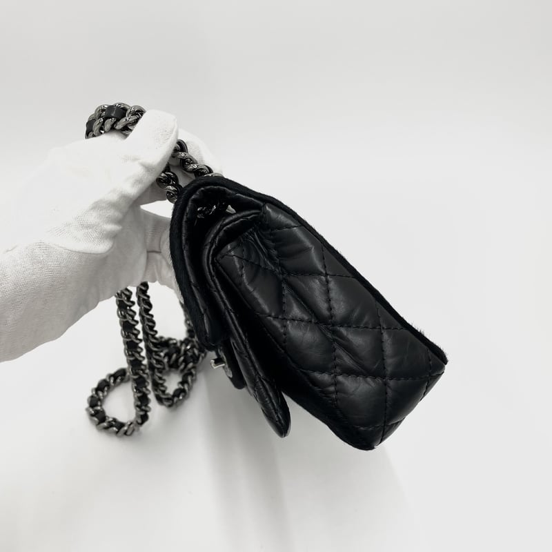 CHANEL 希少美品 マトラッセ Wフラップ チェーンショルダーバッグ