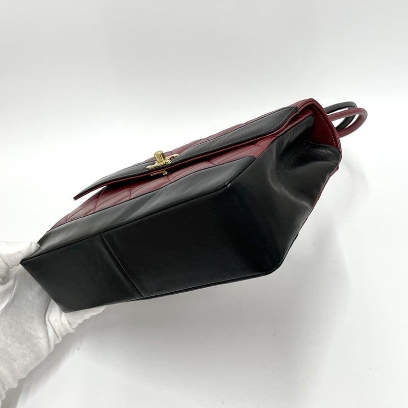 CHANEL レスモデル バイカラー ショルダーバッグ ブラック CHANEL レスモデル バイカラー ショルダーバッグ ブラック