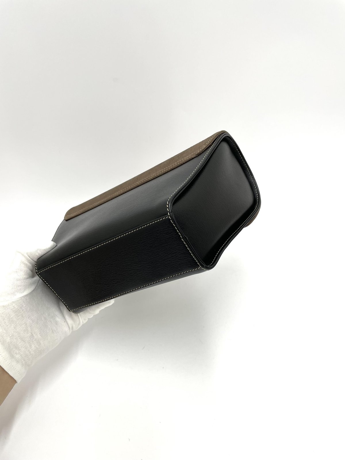 LOEWE ハンドバッグ ベラスケス レザー黒茶 ヴィンテージ