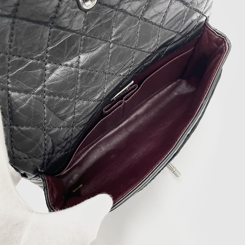 CHANEL 希少美品 マトラッセ Wフラップ チェーンショルダーバッグ