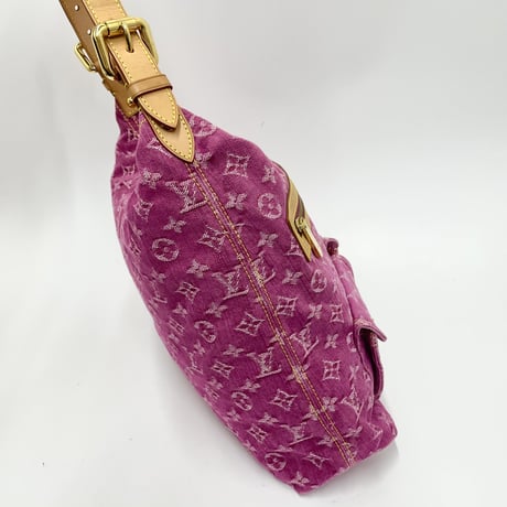LOUIS VUITTON バギー GM モノグラムデニム フューシャ ピンク 2WAYショルダーバッグ M95210