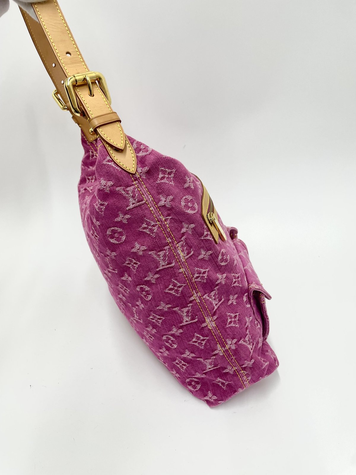 LOUIS VUITTON バギー GM モノグラムデニム フューシャ ピンク LOUIS VUITTON バギー GM モノグラムデニム フューシャ ピンク