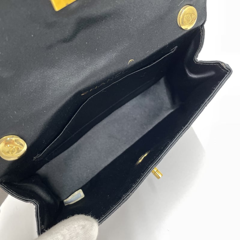 CHANELマトラッセ サテンmini ショルダーバッグ 0番台 | AMONA VINTAGE