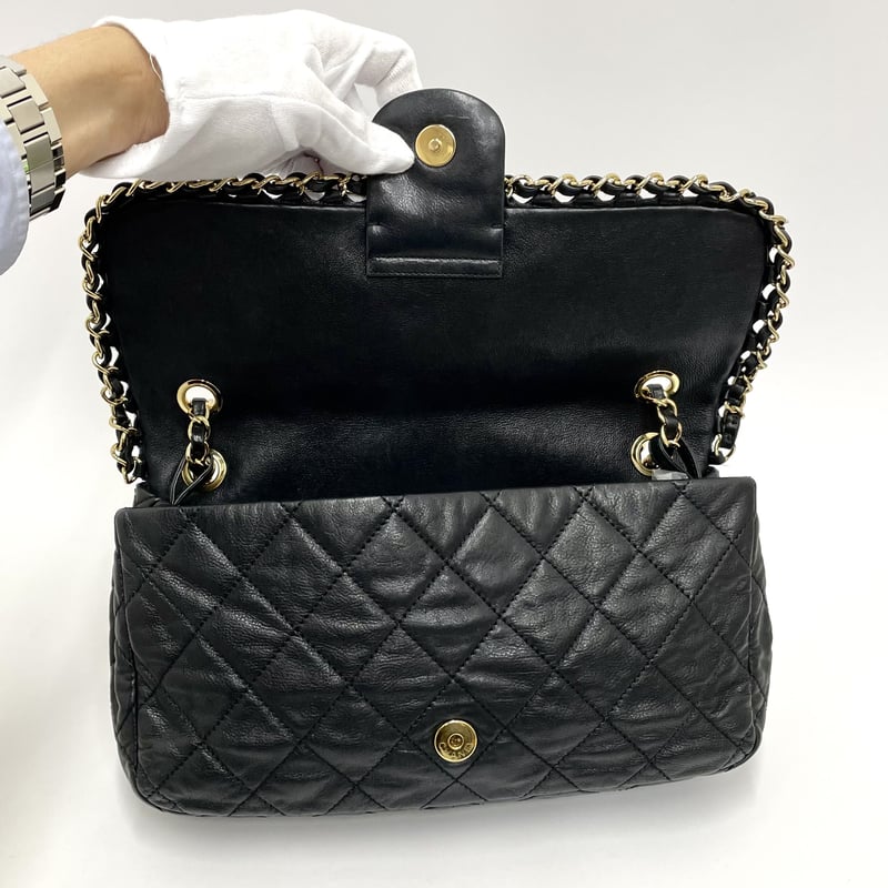 人気モデル✨CHANEL マトラッセ　チェーンショルダー　ラムスキン CHANEL マトラッセ チェーンショルダーバッグ 16番台 ラムスキン